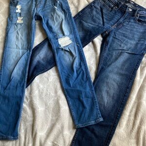 Hollister Men's youth skinny Blue Jeans 26W 30L